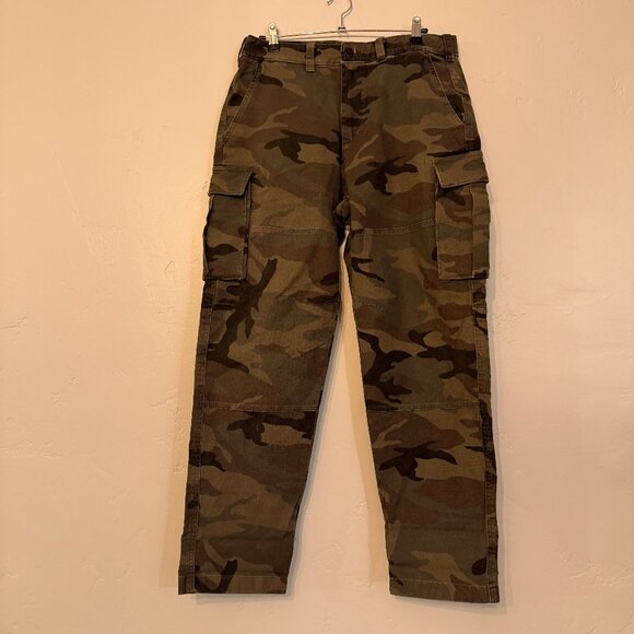 Abercrombie + Fitch Mens Camo Cargo Pants Size 32x32 - Picture 2 of 5